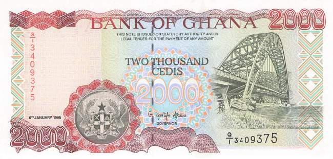 2000 Cedis 1995